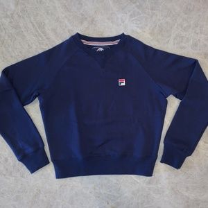 Navy Blue Fila Pullover Sweater Women’s Size Small